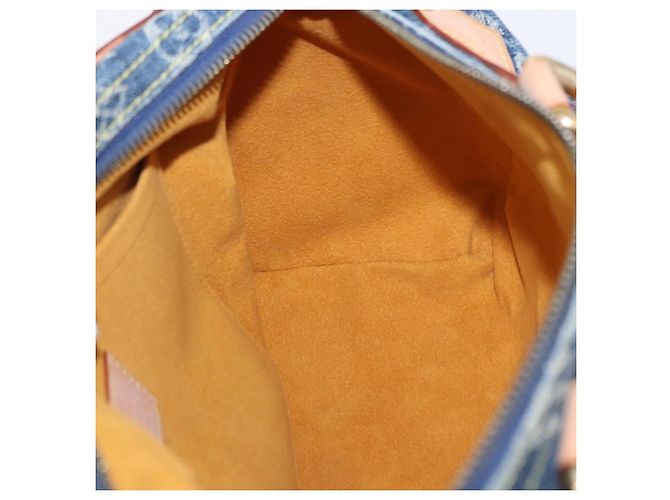 LOUIS VUITTON Monogram Denim Neo Speedy Hand Bag Blue M95019 LV Auth 195233SAV - vista 21