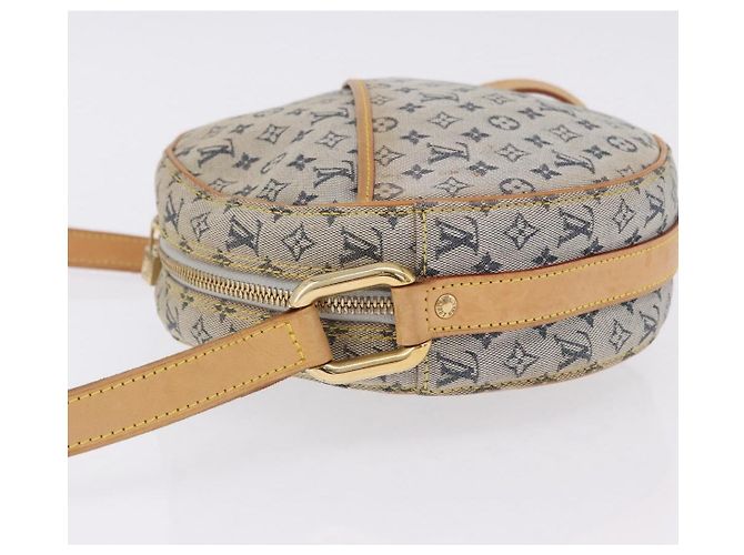 LOUIS VUITTON Monogram Mini Jeanne GM Shoulder Bag Blue M92000 LV Auth BA14188 - vista 5