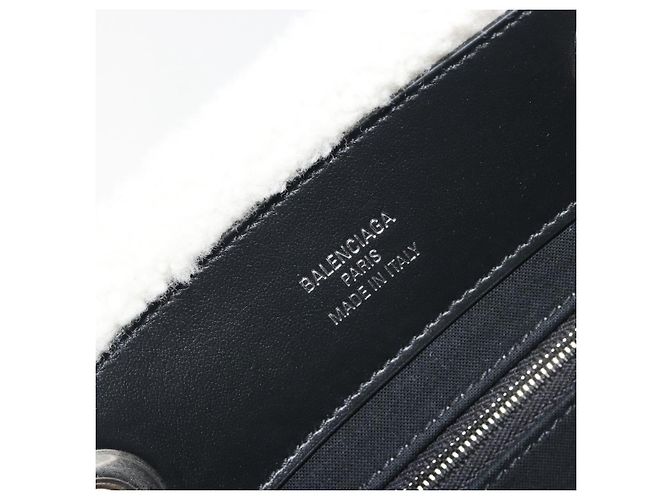 BALENCIAGA Borsa Duty Free Tote Bag Bore White Silver 759941 Auth 195322M - vista 18