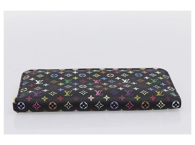 LOUIS VUITTON Multicolor Portefeuille Insolite Wallet Black M60271 Auth 196074V Nero - vista 6
