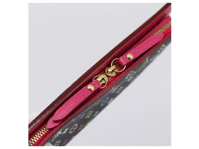 LOUIS VUITTON Multicolor Portefeuille Insolite Wallet Black M60271 Auth 196074V Nero - vista 8