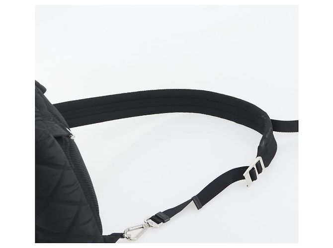 Borsa Body Bag PRADA Nylon Black Silver Auth 195008A Nero Argento - vista 15