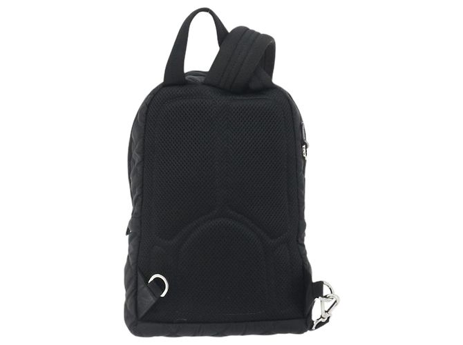 Borsa Body Bag PRADA Nylon Black Silver Auth 195008A Nero Argento - vista 2