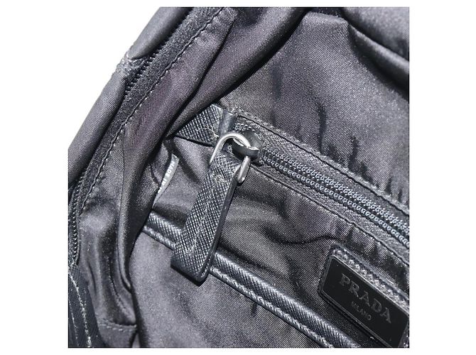 Borsa Body Bag PRADA Nylon Black Silver Auth 195008A Nero Argento - vista 27