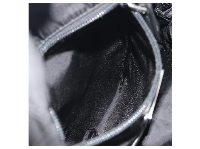 Borsa Body Bag PRADA Nylon Black Silver Auth 195008A Nero Argento - vista 28
