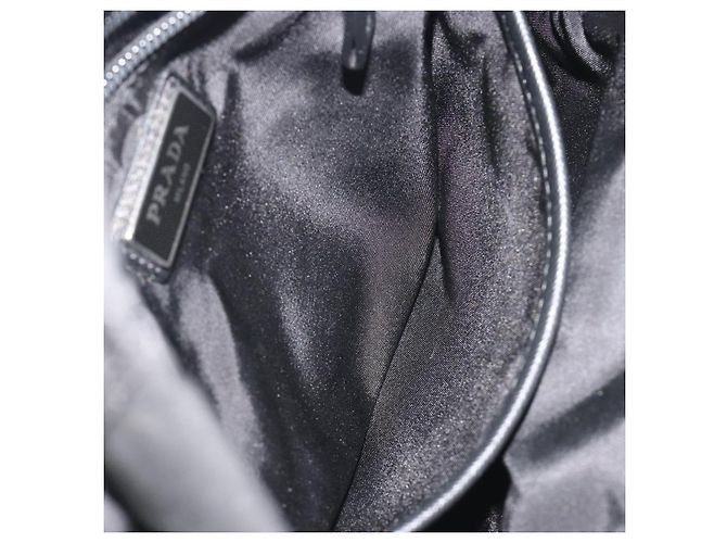 Borsa Body Bag PRADA Nylon Black Silver Auth 195008A Nero Argento - vista 29