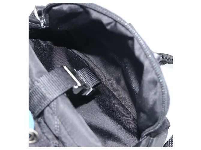 Borsa Body Bag PRADA Nylon Black Silver Auth 195008A Nero Argento - vista 31