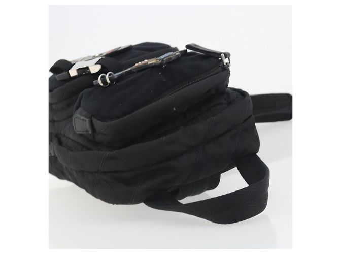 Borsa Body Bag PRADA Nylon Black Silver Auth 195008A Nero Argento - vista 6