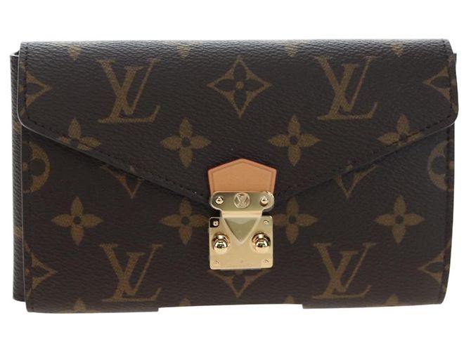 LOUIS VUITTON Monogram Lip & Eye Brush Set Pouch LBC001 LV Auth 196218V Monogramma - vista 13