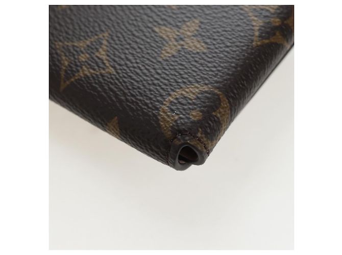 LOUIS VUITTON Monogram Lip & Eye Brush Set Pouch LBC001 LV Auth 196218V Monogramma - vista 16
