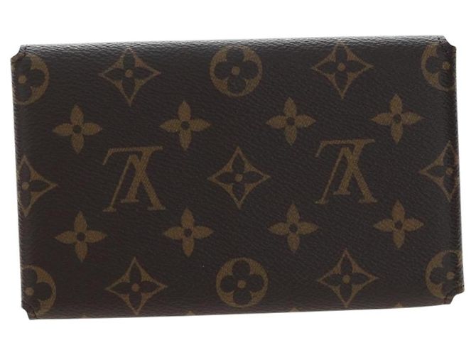 LOUIS VUITTON Monogram Lip & Eye Brush Set Pouch LBC001 LV Auth 196218V Monogramma - vista 2
