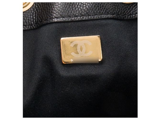 CHANEL - Borsa a tracolla Chanel 25 small in pelle caviar nera Nero - vista 10