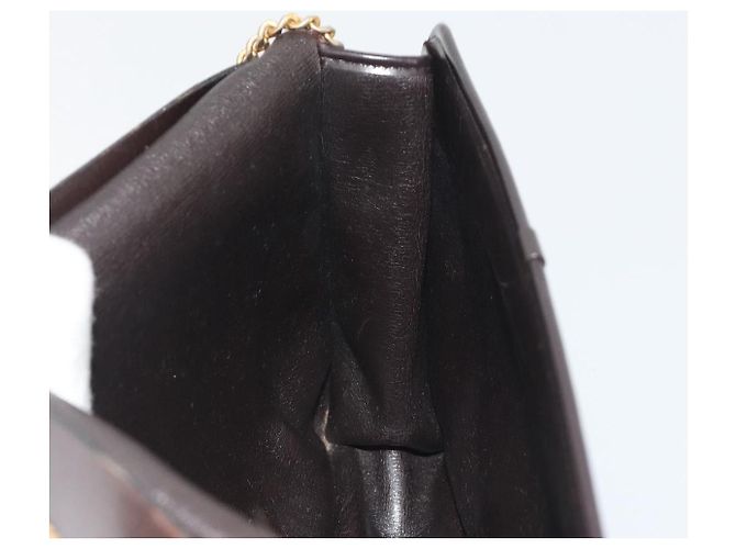 Borsa a tracolla con catena Christian Dior Trotter Canvas Beige Gold Auth 195716 D'oro - vista 20