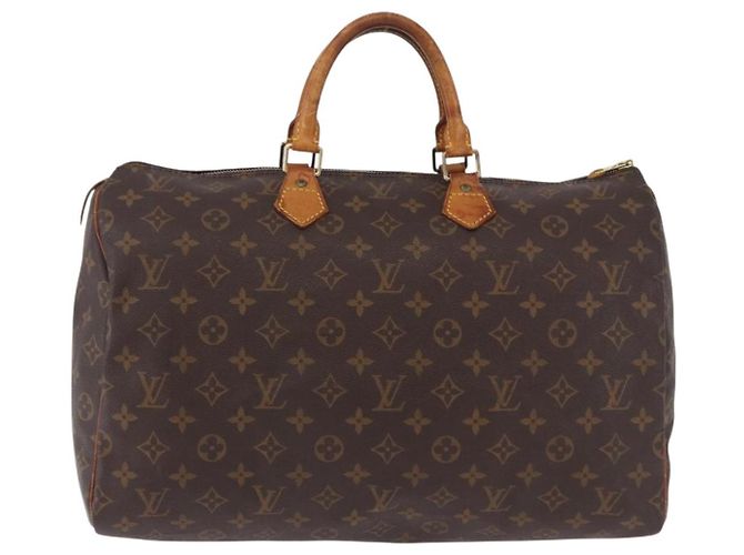 Borsa a mano LOUIS VUITTON Monogram Speedy 40 M41522 LV Auth 193578 Monogramma - vista 13