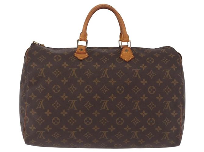Borsa a mano LOUIS VUITTON Monogram Speedy 40 M41522 LV Auth 193578 Monogramma - vista 2