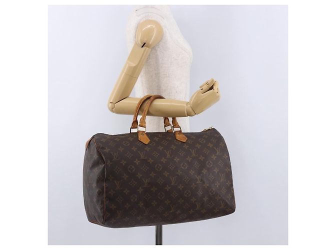 Borsa a mano LOUIS VUITTON Monogram Speedy 40 M41522 LV Auth 193578 Monogramma - vista 21