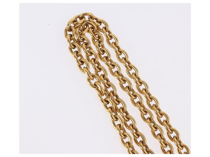 Collana CHANEL Metallo Tono Oro CC Auth bs36542V - vista 7