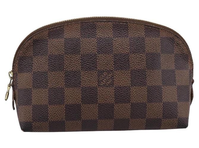 LOUIS VUITTON Damier Ebene Pochette Cosmetic PM Pouch N47516 LV Auth bs36476 - vista 13