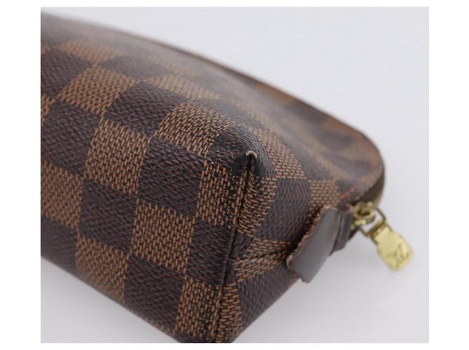LOUIS VUITTON Damier Ebene Pochette Cosmetic PM Pouch N47516 LV Auth bs36476 - vista 15
