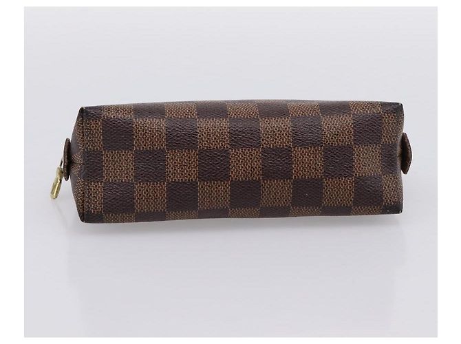 LOUIS VUITTON Damier Ebene Pochette Cosmetic PM Pouch N47516 LV Auth bs36476 - vista 6