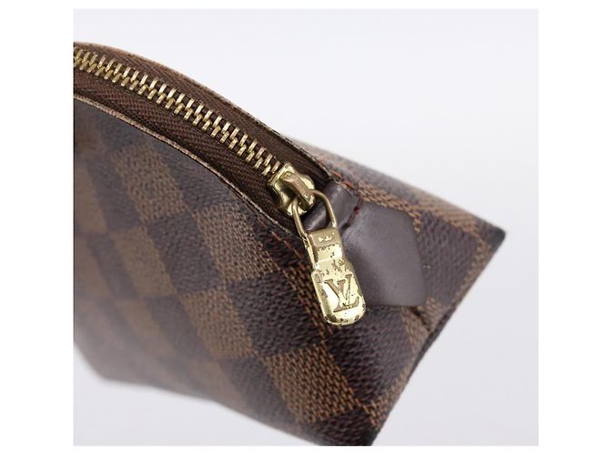 LOUIS VUITTON Damier Ebene Pochette Cosmetic PM Pouch N47516 LV Auth bs36476 - vista 8