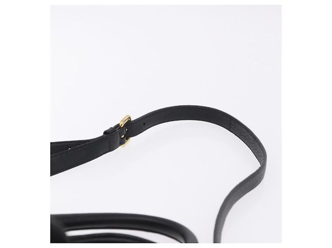 Borsa a Mano PRADA Nylon 2way Nero Oro Auth 196783V D'oro - vista 15