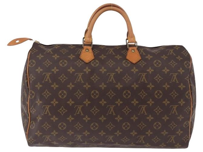 LOUIS VUITTON Monogram Speedy 40 Hand Bag M41522 LV Auth 194916V Monograma - vista 2