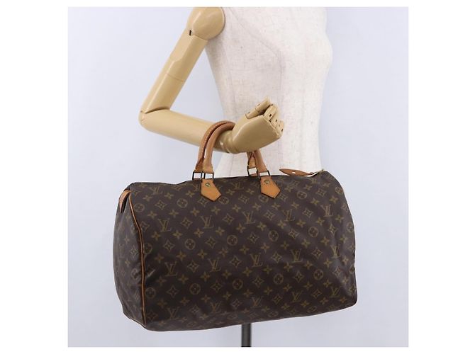 LOUIS VUITTON Monogram Speedy 40 Hand Bag M41522 LV Auth 194916V Monograma - vista 23