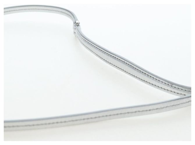 Borsa Miu Miu Matelassé Wonder in pelle 2 vie Argento Autentica 196012SAM - vista 14