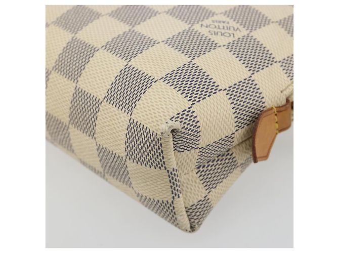 LOUIS VUITTON Damier Azur Pochette Cosmetic GM Pouch N23346 LV Auth 195602 - vista 15