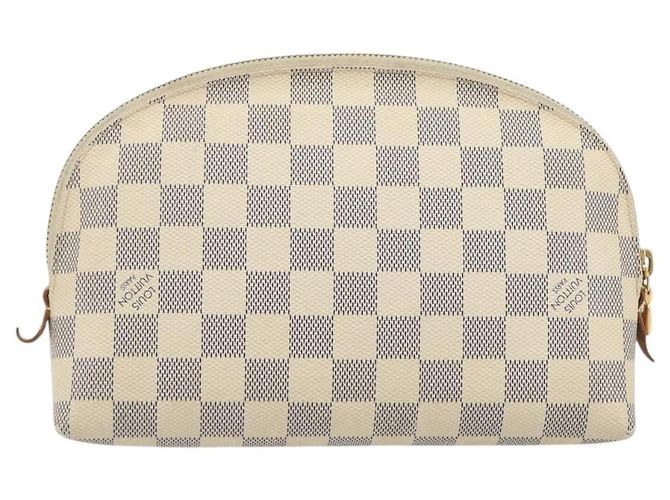 LOUIS VUITTON Damier Azur Pochette Cosmetic GM Pouch N23346 LV Auth 195602 - vista 2