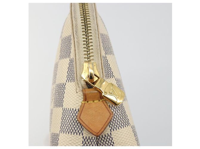 LOUIS VUITTON Damier Azur Pochette Cosmetic GM Pouch N23346 LV Auth 195602 - vista 8