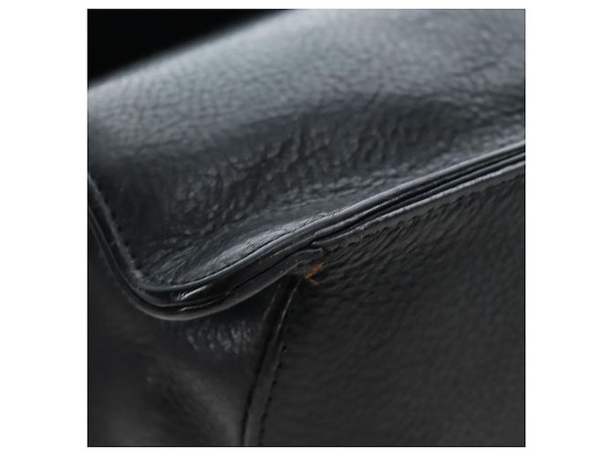 Borsa a mano Chrome Hearts CH Cross in pelle nera e argento Auth 187617SM Nero - vista 14