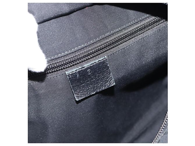 Borsa a tracolla GUCCI GG Canvas Nero Argento 189749 Auth 196176 - vista 19