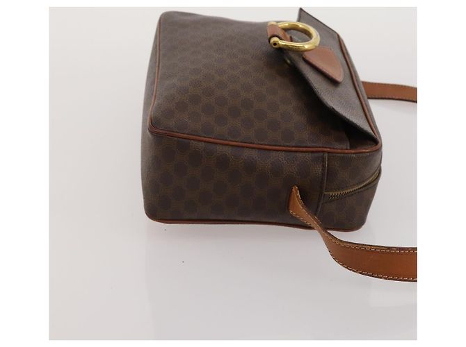 Céline Borsa a tracolla CELINE Macadam Canvas PVC Leather 2way 2 Set Brown Auth mr2802 Marrone - vista 13