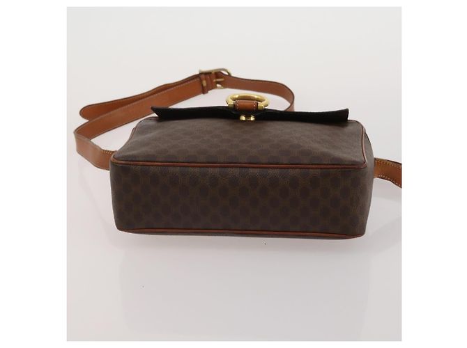 Céline Borsa a tracolla CELINE Macadam Canvas PVC Leather 2way 2 Set Brown Auth mr2802 Marrone - vista 16