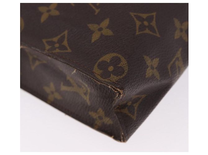 LOUIS VUITTON Monogram Poche Toilette 26 Pouch M47542 LV Auth 195782 Monogramma - vista 15
