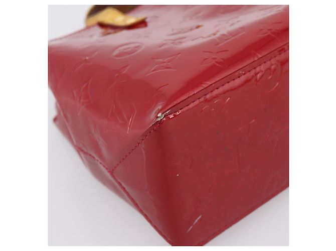Borsa LOUIS VUITTON Monogram Vernis Reade PM Pomme D'amour M91990 LV Auth BA14837 Rosso - vista 14