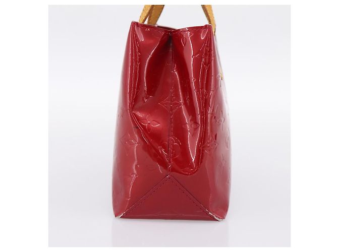 Borsa LOUIS VUITTON Monogram Vernis Reade PM Pomme D'amour M91990 LV Auth BA14837 Rosso - vista 4