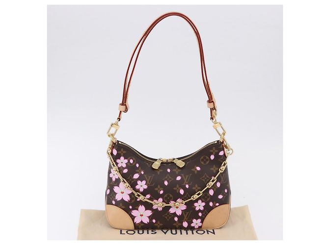Borsa LOUIS VUITTON Monogram Cherry Blossom Boulogne PM M13265 LV Auth 196809SM Monogramma - vista 12