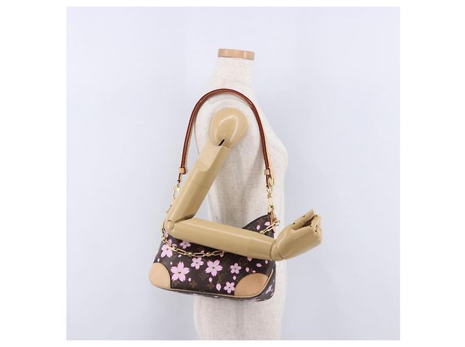 Borsa LOUIS VUITTON Monogram Cherry Blossom Boulogne PM M13265 LV Auth 196809SM Monogramma - vista 24