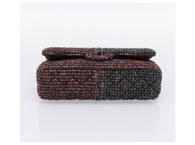 Borsa a tracolla CHANEL Chain Matelasse25 in Tweed Multicolor CC Auth 195503SAM Multicolore - vista 5