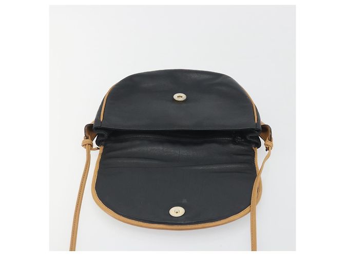 Céline Borsa a tracolla CELINE in pelle nera e oro Auth 186955 Nero D'oro - vista 10