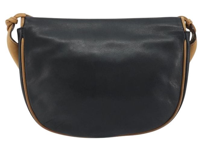 Céline Borsa a tracolla CELINE in pelle nera e oro Auth 186955 Nero D'oro - vista 2