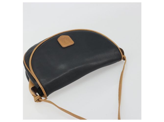 Céline Borsa a tracolla CELINE in pelle nera e oro Auth 186955 Nero D'oro - vista 6