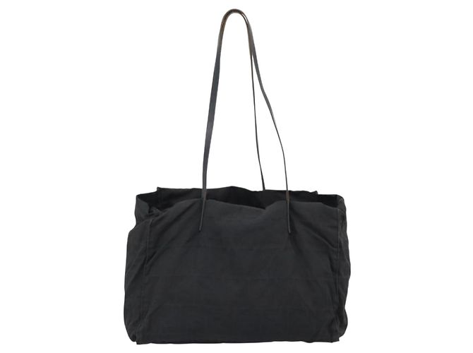 FENDI Zucca Canvas Tote Bag Schwarz Silber Auth 194305 - Ansicht 2