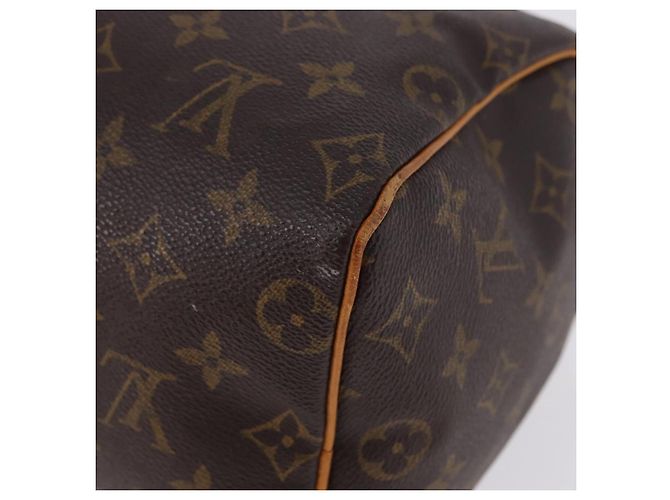 Borsa a mano LOUIS VUITTON Monogram Speedy 25 M41528 LV Auth 195683 Monogramma - vista 17