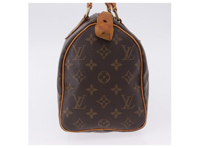 Borsa a mano LOUIS VUITTON Monogram Speedy 25 M41528 LV Auth 195683 Monogramma - vista 3