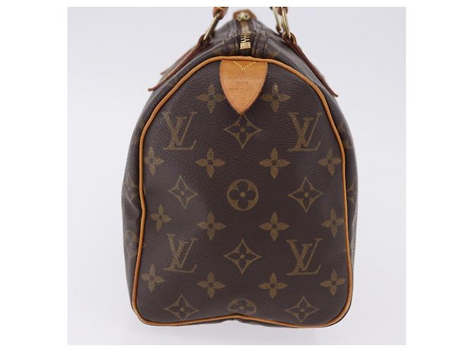 Borsa a mano LOUIS VUITTON Monogram Speedy 25 M41528 LV Auth 195683 Monogramma - vista 4