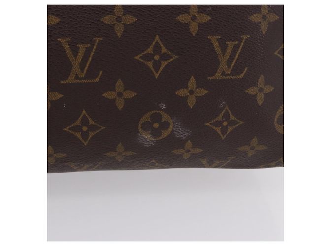 Borsa a mano LOUIS VUITTON Monogram Speedy 25 M41528 LV Auth 195683 Monogramma - vista 6